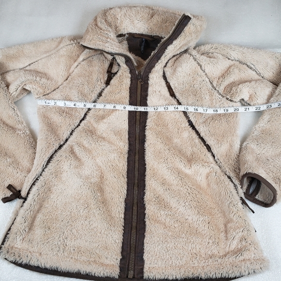 Kuhl Flight Fleece Jacket - Women's Large Stowaway  Hood Hooded Full Zip Hiking - Picture 7 of 11